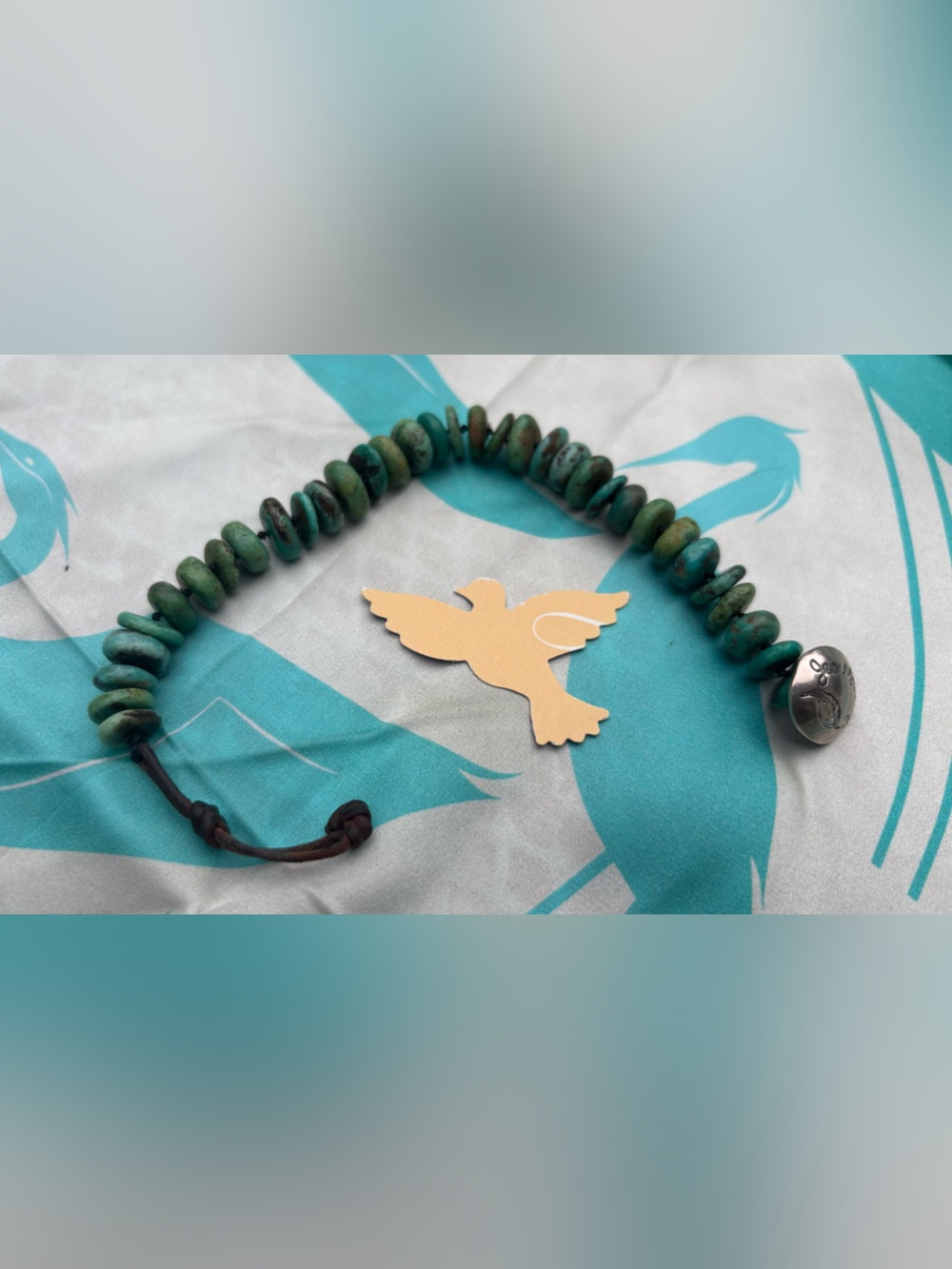Jes Maharry Turquoise Bead Bracelet